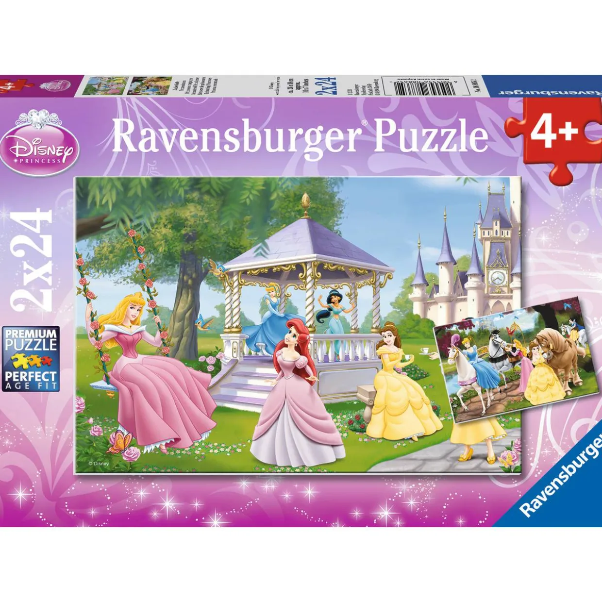 Palapeli Ravensburger Prinsessat 2x24 palaa