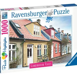 Palapeli Ravensburger Scandinavian Houses in Aarhus Denmark 1000 palaa