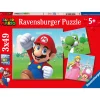 Palapeli Ravensburger Super Mario 3x49 palaa