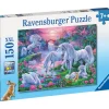 Palapeli Ravensburger Unicorns In The Sunset Glow 150 palaa