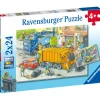 Palapeli Ravensburger Working Trucks 2x24 palaa