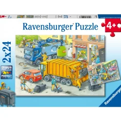 Palapeli Ravensburger Working Trucks 2x24 palaa