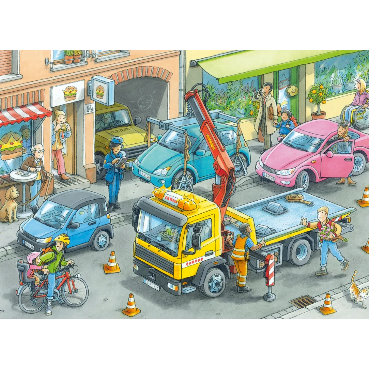 Palapeli Ravensburger Working Trucks 2x24 palaa