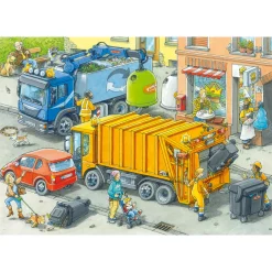 Palapeli Ravensburger Working Trucks 2x24 palaa