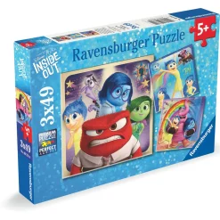 Palapeli Ravensburger 3 x 49 palaa Emotional Adventures