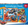 Palapeli Ravensburger 3 x 49 palaa Hot Wheels