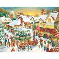 Palapeli Ravensburger 2x 500 palaa Christmas Collection No1