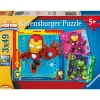 Palapeli Ravensburger 3 x 49 palaa Iron Man & His Awesome Friends