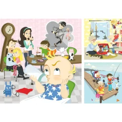 Palapeli Ravensburger 3 x 49 palaa Super Charlie