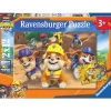 Palapeli Ravensburger 2 x 12 palaa Rubble & Crew Team in Action!