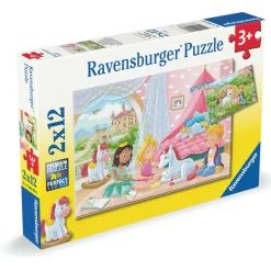 Palapeli Ravensburger 2 x 12 palaa Magical Friendship