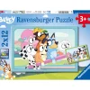 Palapeli Ravensburger 2 x 12 palaa Bluey