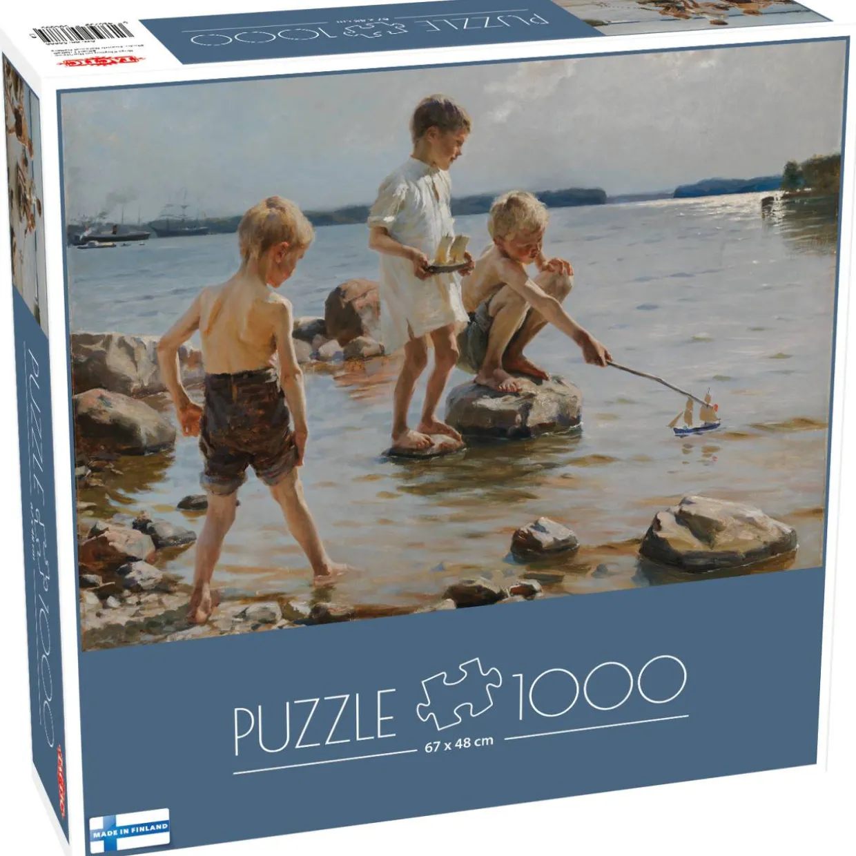 Palapeli Tactic 1000 palaa A. Edelfelt Boys Playing on the Shore