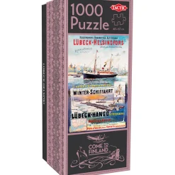 Palapeli Tactic 1000 palaa Come to Finland Lübeck-Helsinki