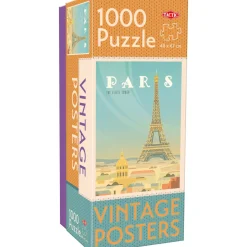 Palapeli Tactic 1000 palaa Vintage Posters Paris