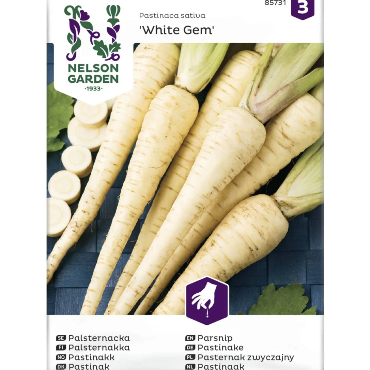 Palsternakka siemen Nelson Garden Basic White Gem
