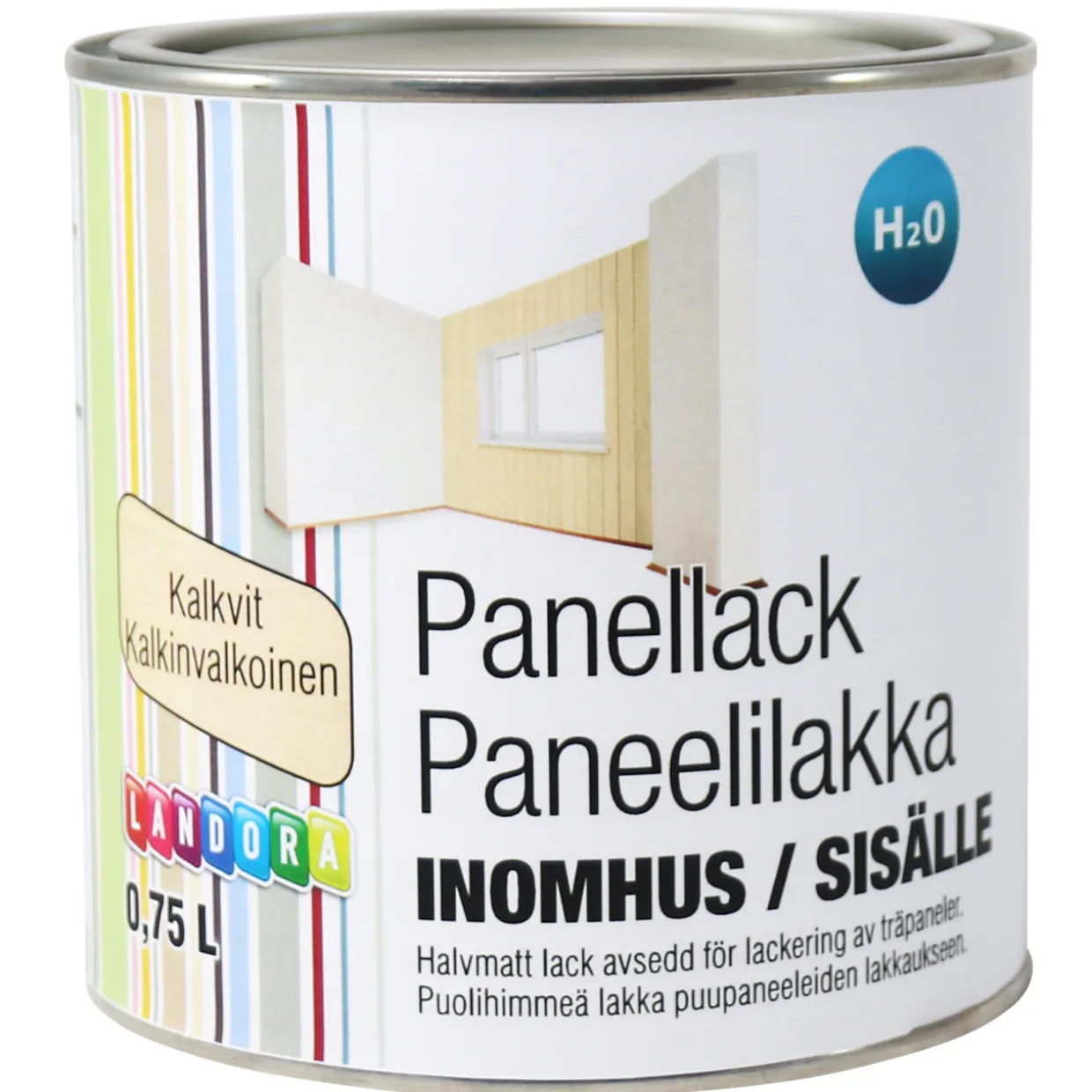 Paneelilakka 0,75 l kalkinvalkoinen