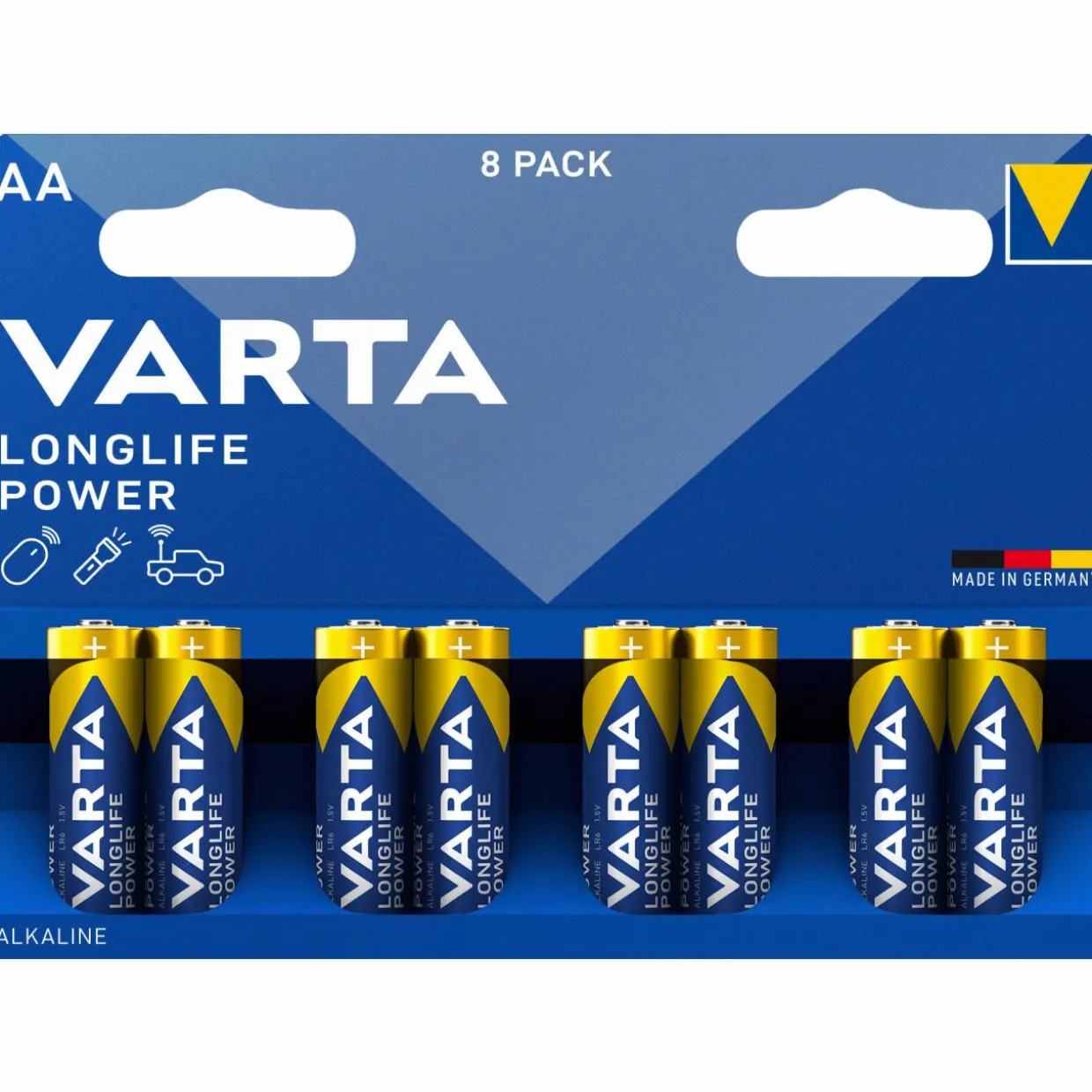 Paristo Varta Longlife Power AA 8 kpl
