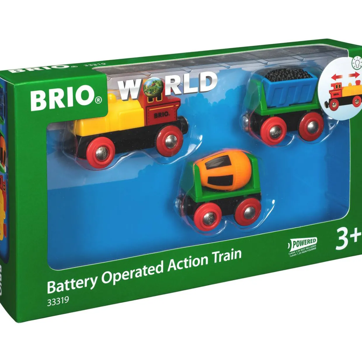 Paristokäyttöinen puuhajuna Brio 33319