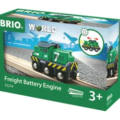 Paristokäyttöinen rahtiveturi Brio 33214 vihreä