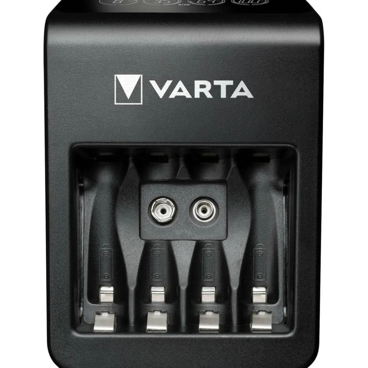 Paristolaturi Varta LCD Plug Charger+ 4 x AA 2100 mAh