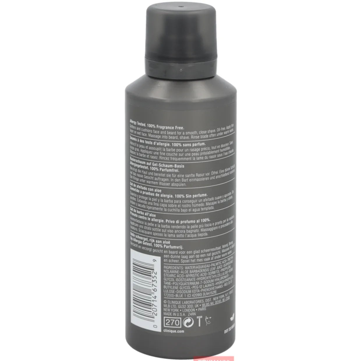 Parranajogeeli, Clinique 125 ml For Men Aloe