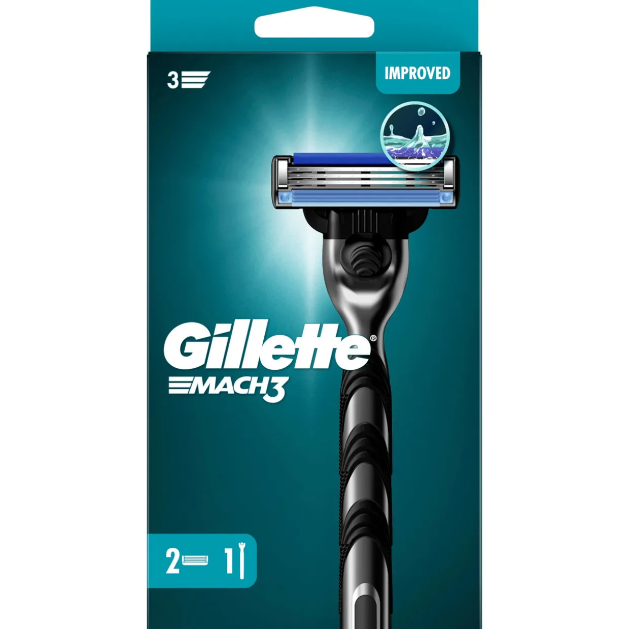 Partahöylä Gillette Mach3 + 1 terä