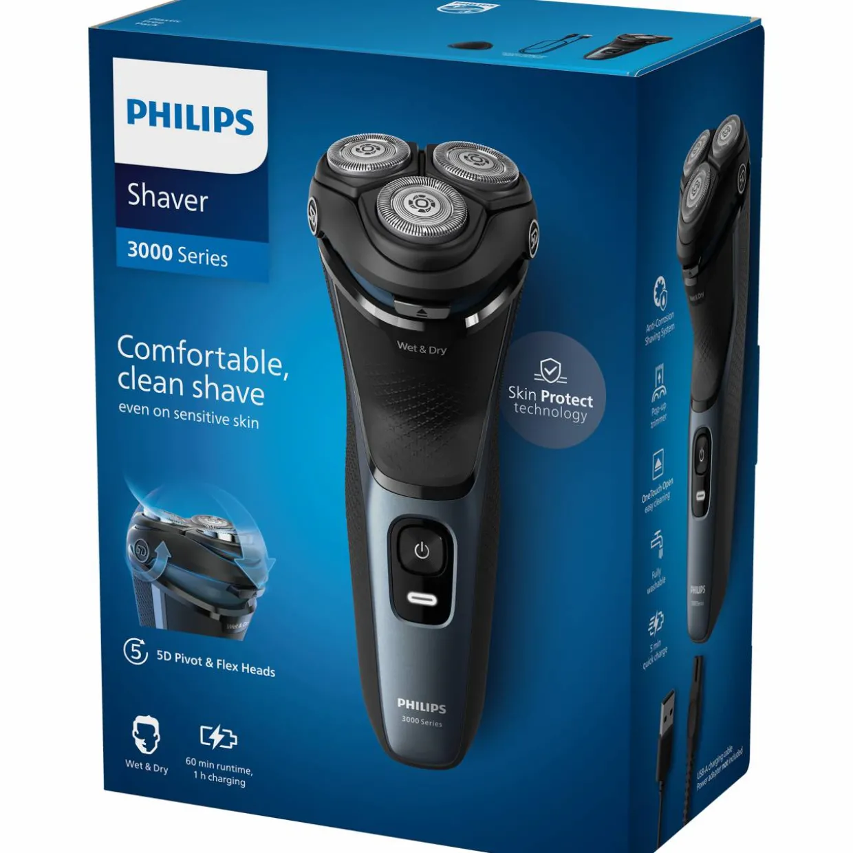 Partakone Philips X3051/00 sininen