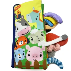 Pehmokirja Fisher-Price maatilan eläimet
