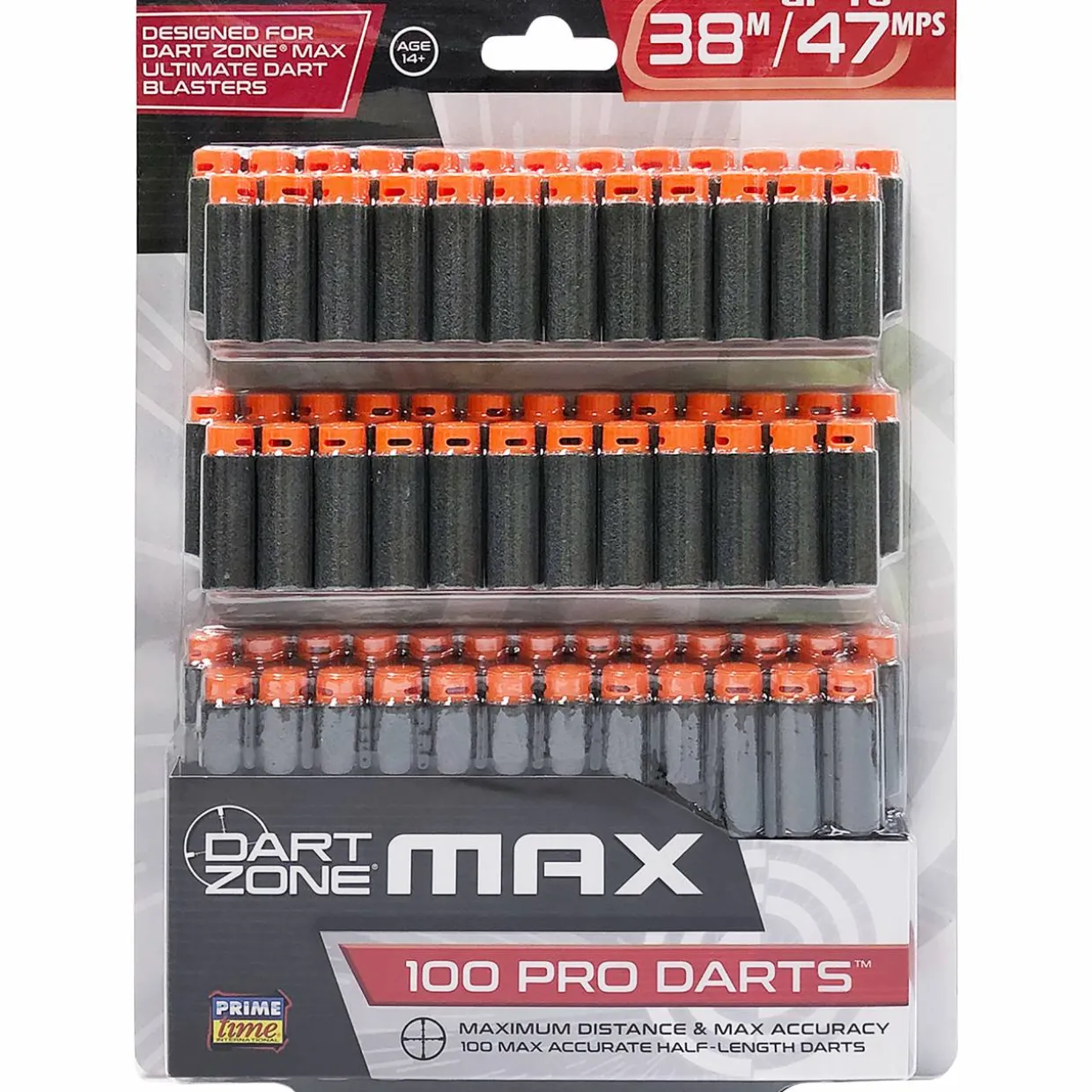 Pehmonuoliammus Dart Zone Max 100 kpl