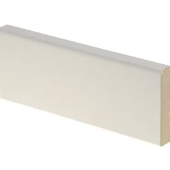 Peitelista Aava MDF 12 x 58 x 2200 mm, melamiini valkoinen