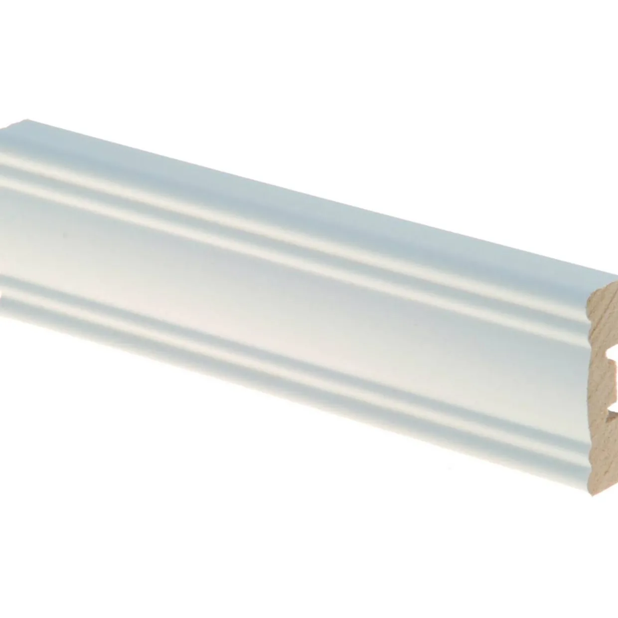 Peitelista AURA 12 x 42 x 2200 mm, valkoinen, 10 kpl