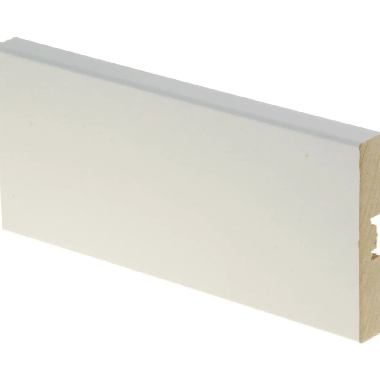 Peitelista sileä 12 x 70 x 2200 mm, valkoinen, 5 kpl