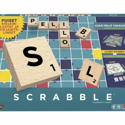 Peli Scrabble Mattel Wood Edition