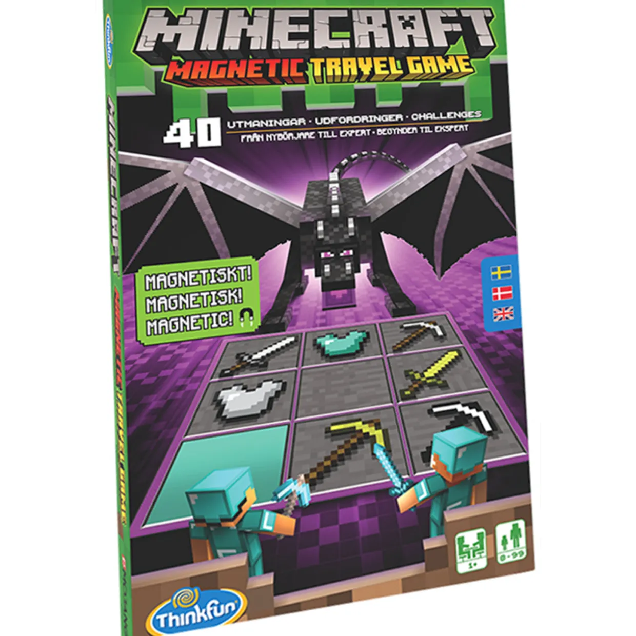 Peli ThinkFun Minecraft Travel Game Nordic Version