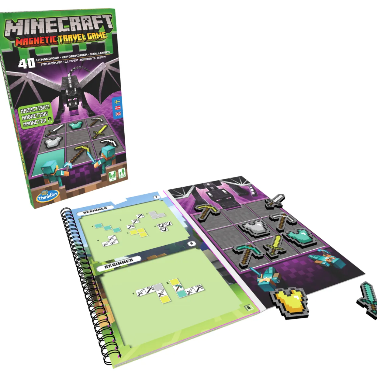 Peli ThinkFun Minecraft Travel Game Nordic Version