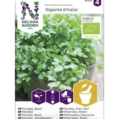 Persilja siemen Nelson Garden Basic sileälehtinen Giga.d'Italia Organic