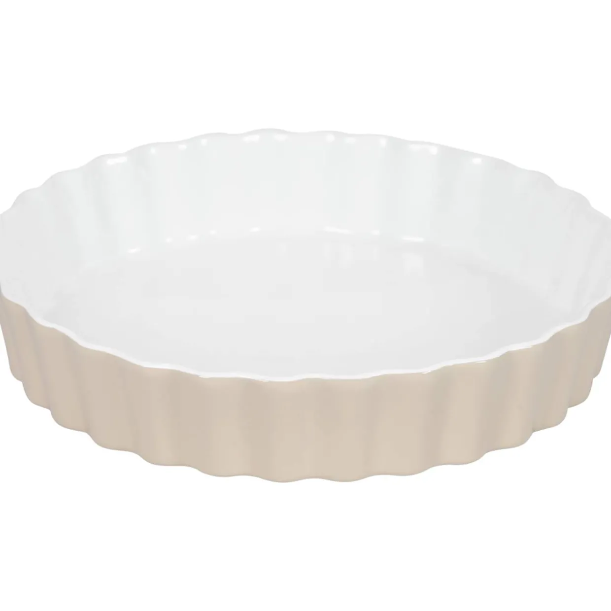 Piirakkavuoka Kotikulta 24 cm beige