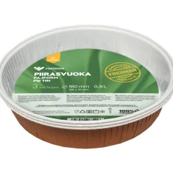 Piirasvuoka Fredman 18 cm 3 kpl kartonki