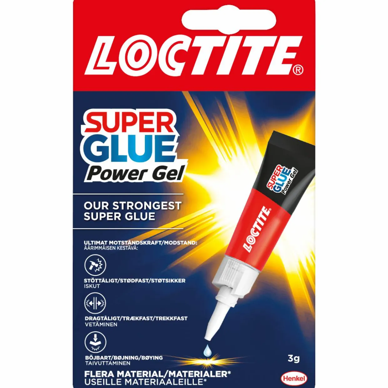 Pikaliima 3 g Loctite Power Gel