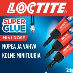 Pikaliima Super Glue Mini Dose, 3 x 1 g