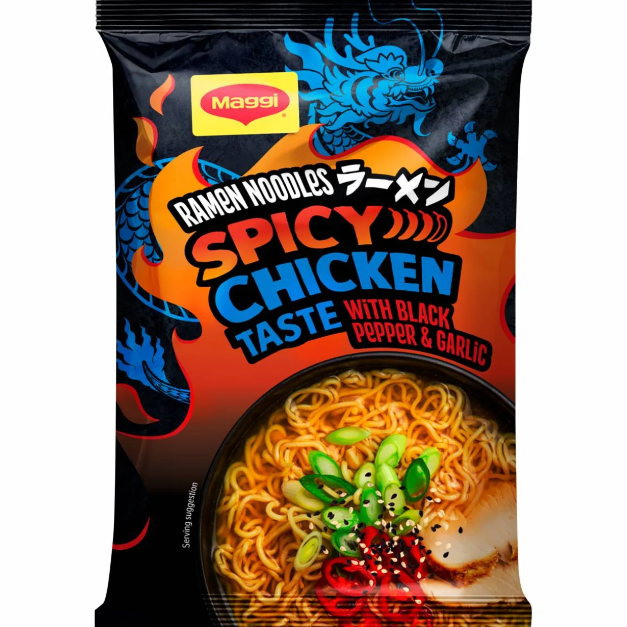 Pikanuudeli Maggi 62 g Ramen Spicy Chicken