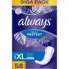 Pikkuhousunsuoja Always 58 kpl Long Plus Liner