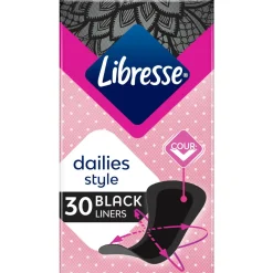 Pikkuhousunsuoja Libresse 30 kpl Regular Black