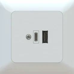 Pistorasia USB-C/USB-A