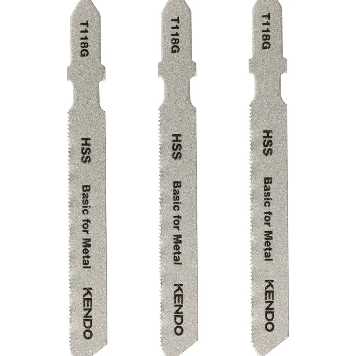 Pistosahanterä Kendo 1,2 x 76 mm metallille 3 kpl HSS