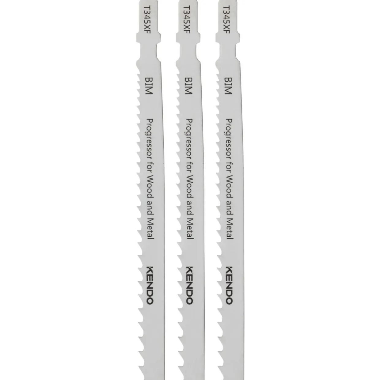 Pistosahanterä Kendo 4,0x132mm puulle ja metallille 3 kpl Bi