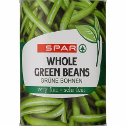 Pitkät vihreät pavut SPAR 400/220 g