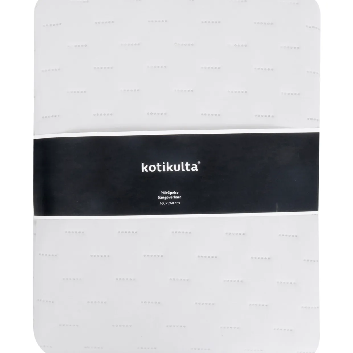 Päiväpeite Kotikulta 160 x 260 cm Tuokio harmaa