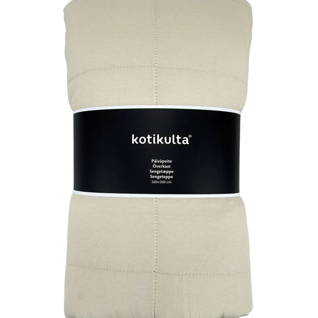 Päiväpeitto Kotikulta 260 x 260 cm Hilla beige
